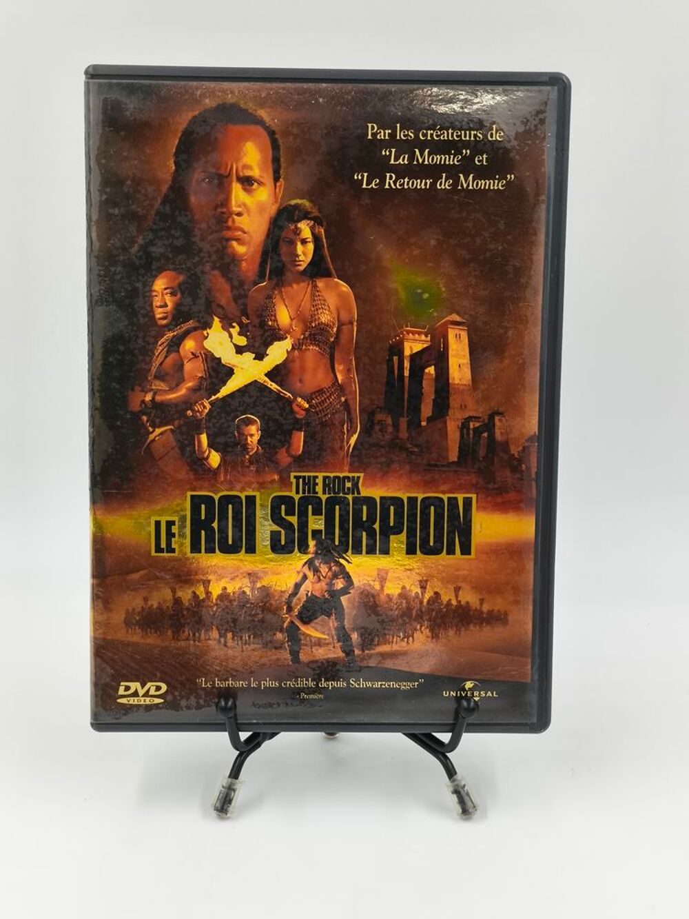 Film DVD The Rock : Le Roi Scorpion en boite DVD et blu-ray