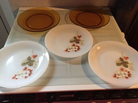Lot 5assiettes 6 ramequins1 porte-bouteille1 tablier cuisine 4 Brives-Charensac (43)