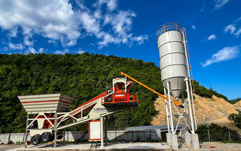 CENTRALE À BÉTON MOBILE 60 M³ 25000 95140 Garges-ls-gonesse
