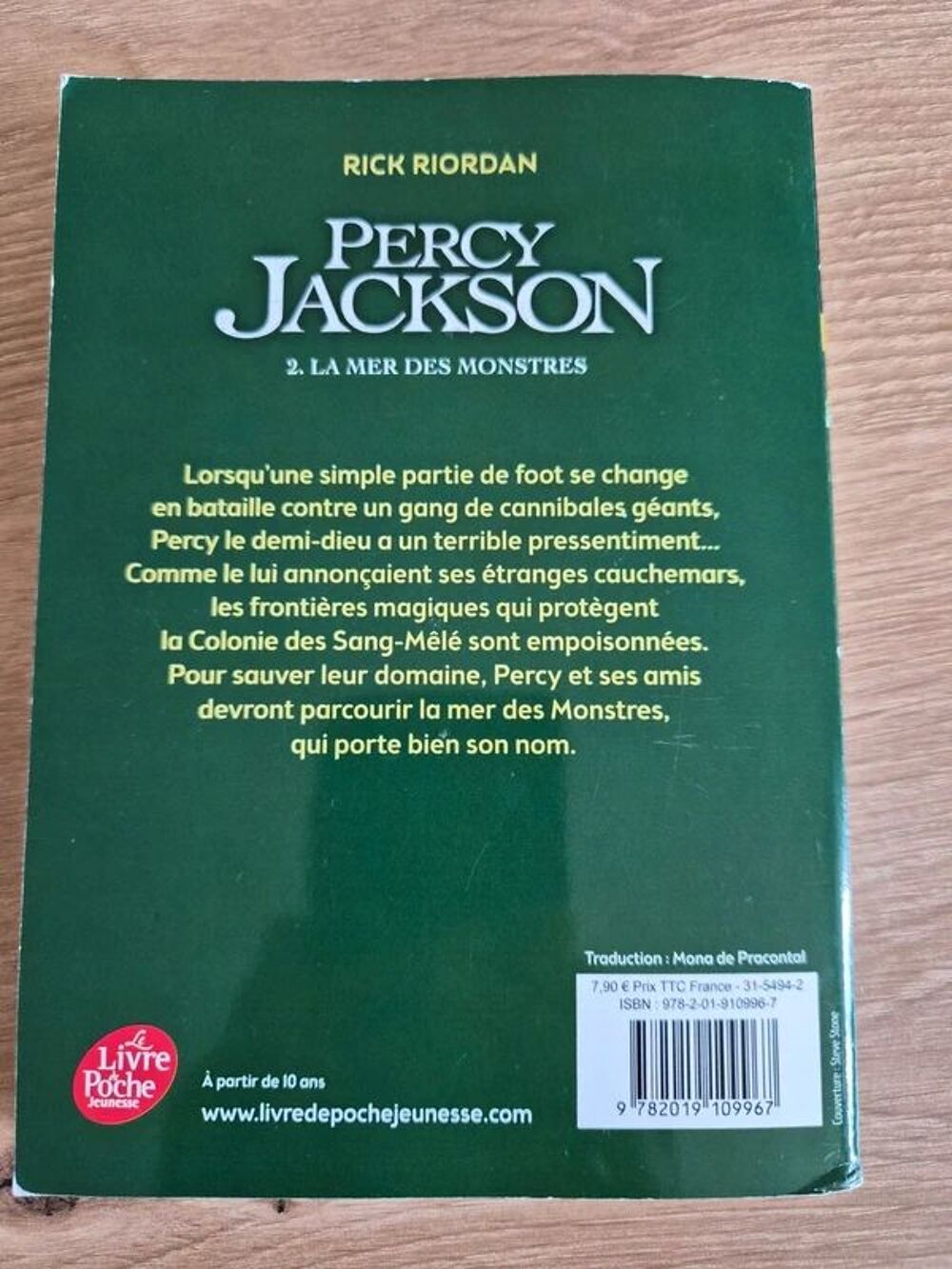 Lot de 5 Livres Percy Jackson Livres et BD