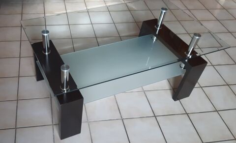 Table en verre et bois 50 Bourges (18)