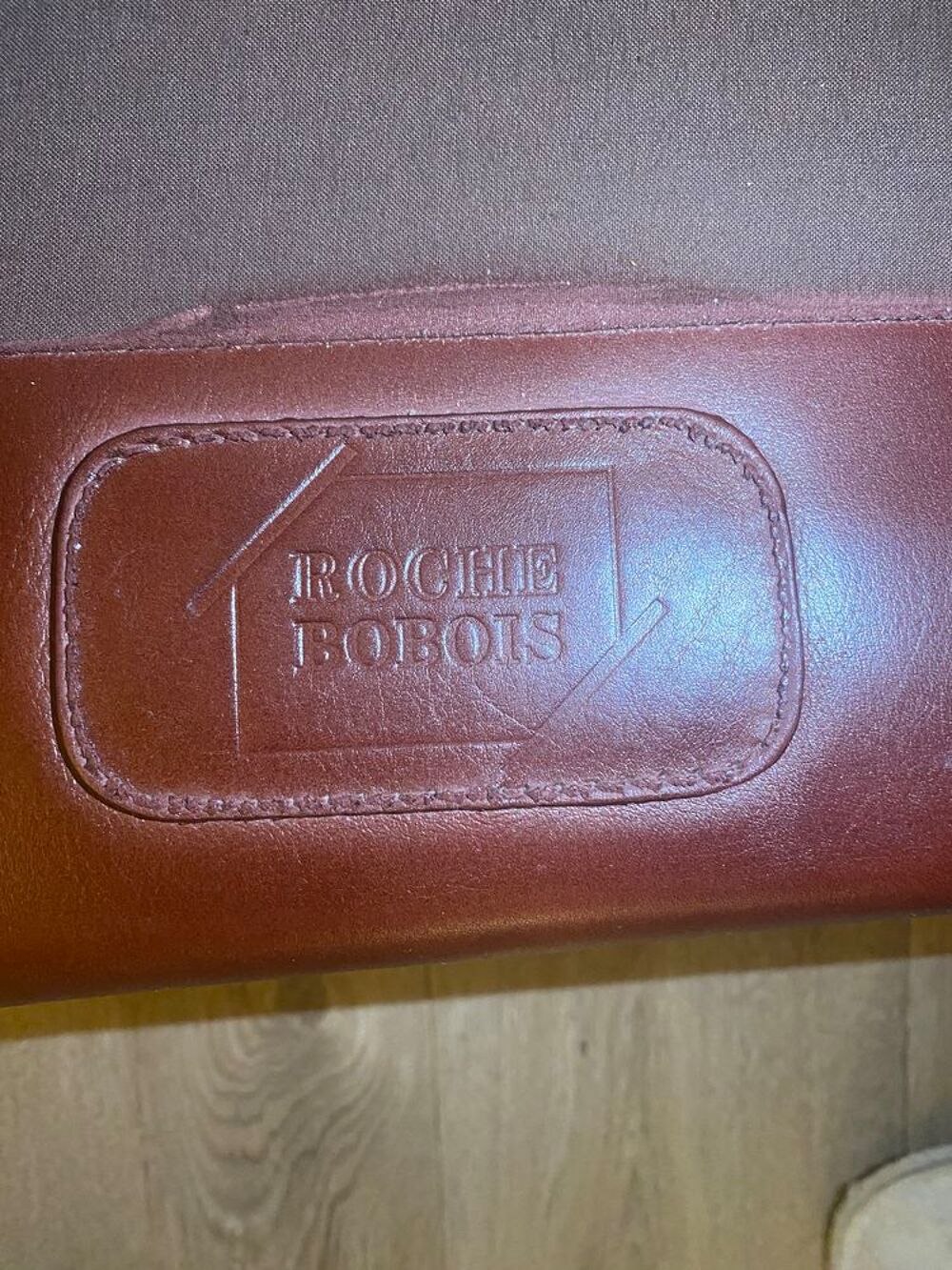 Canap&eacute; en cuir 3 places Roche Bobois Meubles