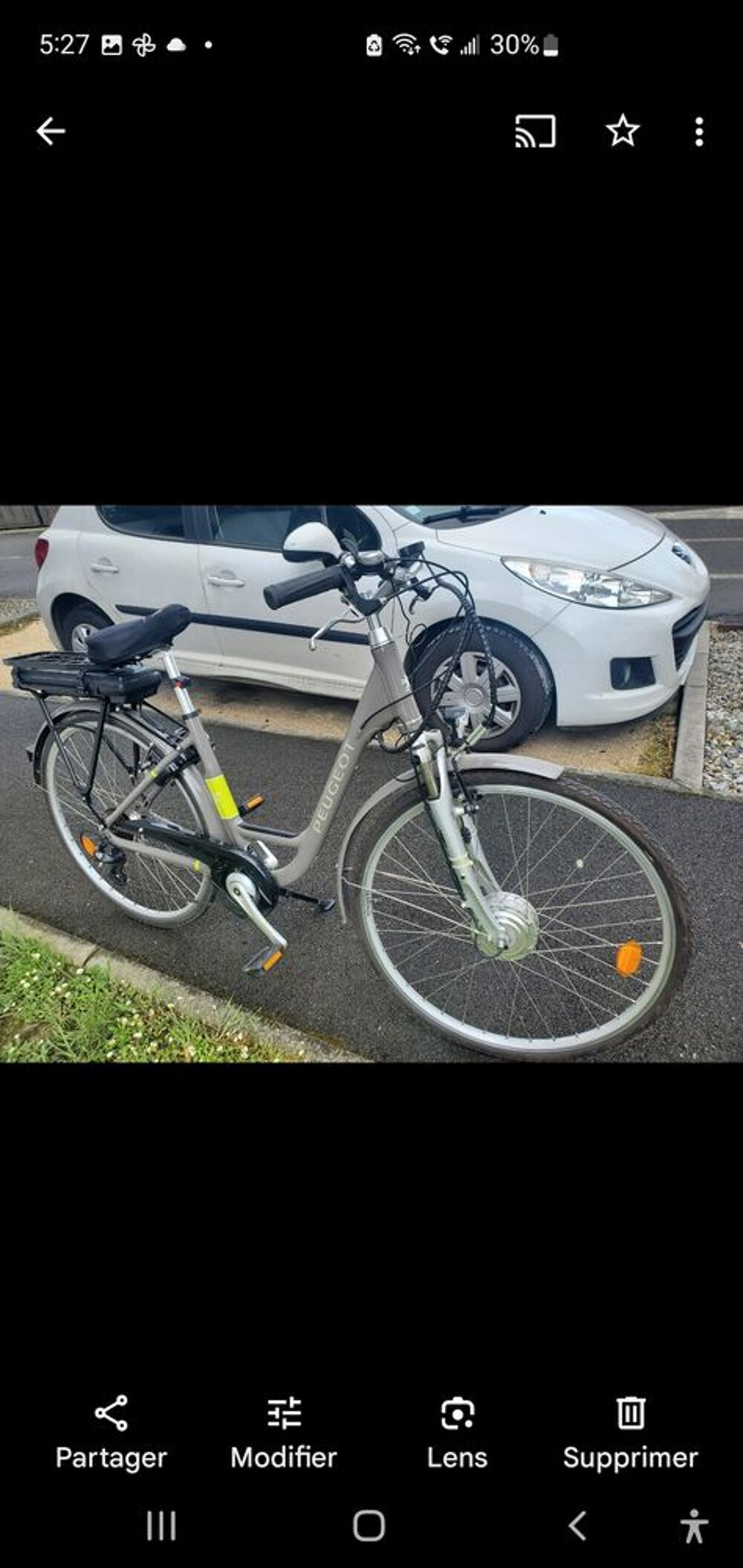 Velo &eacute;lectrique Peugeot Vélos