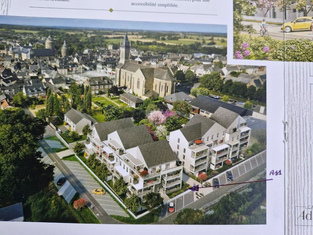Location Appartement T3* récent , 76 m2 ,terrass.18 m2 ,Centre Chateaugiron Châteaugiron