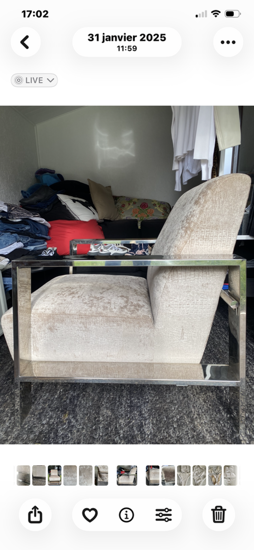 fauteuil contemporain tissu Meubles