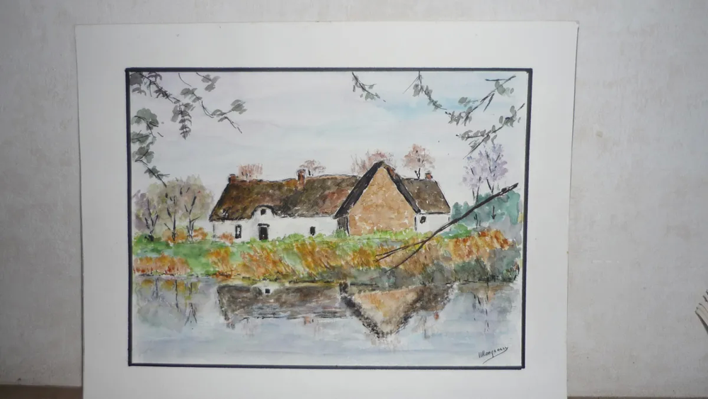 Aquarelle Campagne Décoration