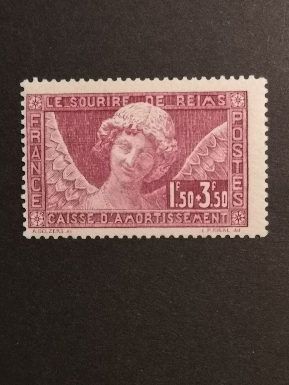 Timbre Yvert 256 ** 