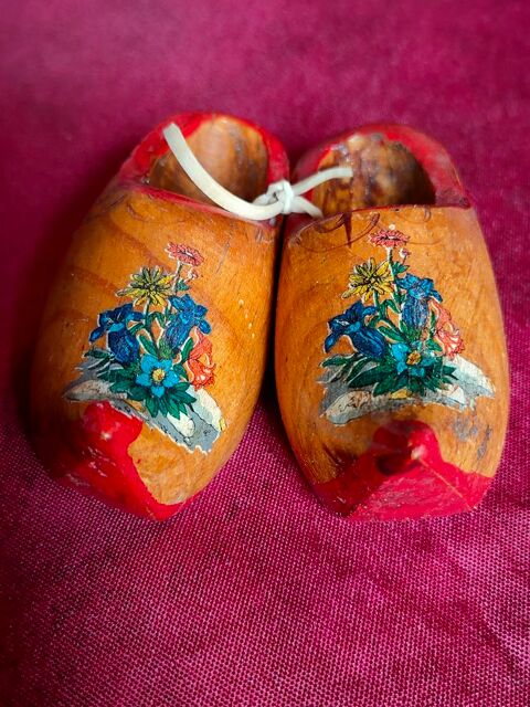 Petits sabots fleurs m�lang�es longueur 8 cm (7) 8 Avermes (03)