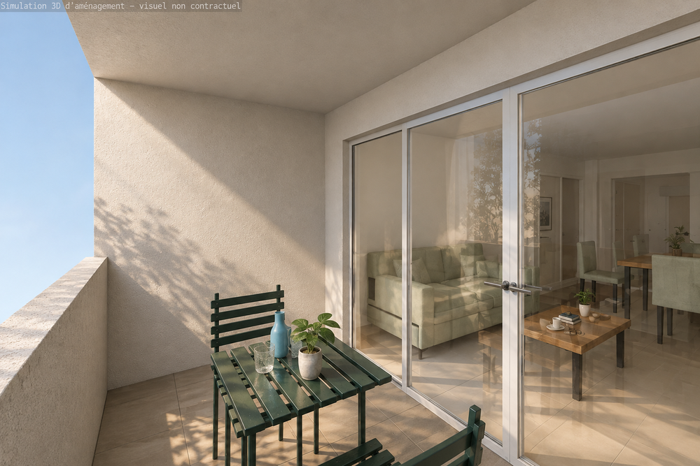 Vente Appartement SAINT-JEAN-DU-VAR  APPARTEMENT NEUF T2 45 M² Toulon