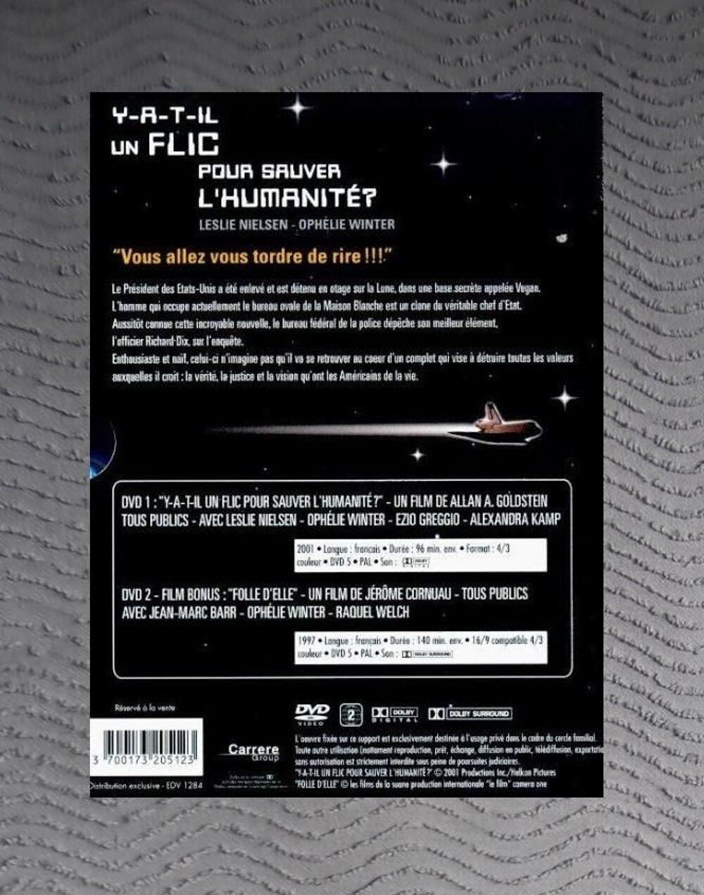 2DVD Y a-t-il un flic pour sauver l'humanit&eacute; ? +Folle d'elle DVD et blu-ray