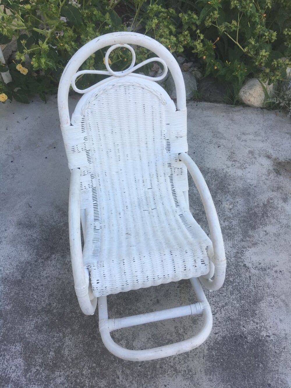 Rocking chair enfant bambou / rotin Meubles