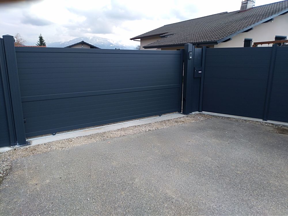 Portail aluminium sur mesure Bricolage