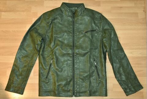 NEUF. Blouson en Cuir. Vert. Taille: M. NEUF 95 Gujan-Mestras (33)