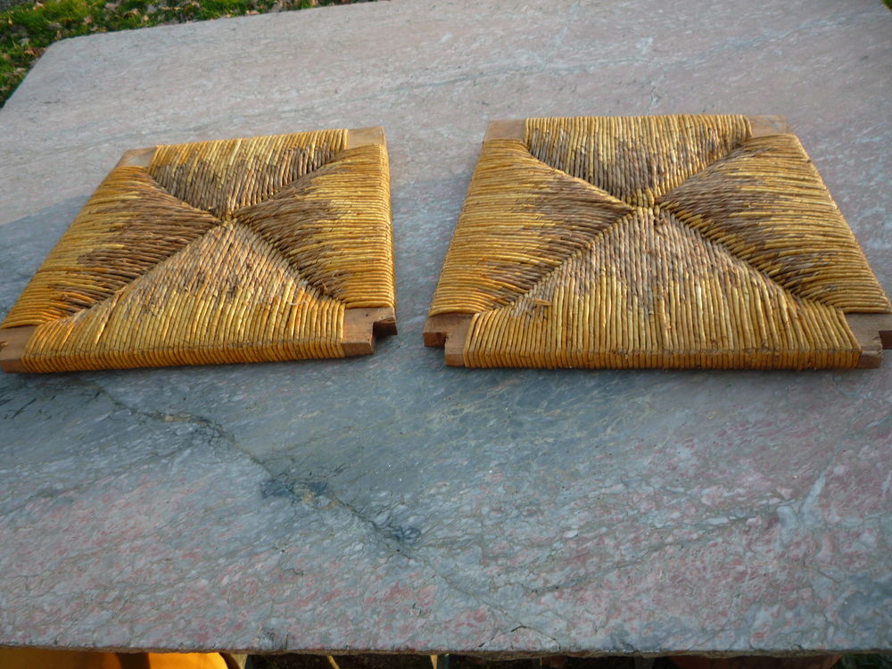 Assise en paille de seigle pour chaise 
42,5cm x 37cm Meubles