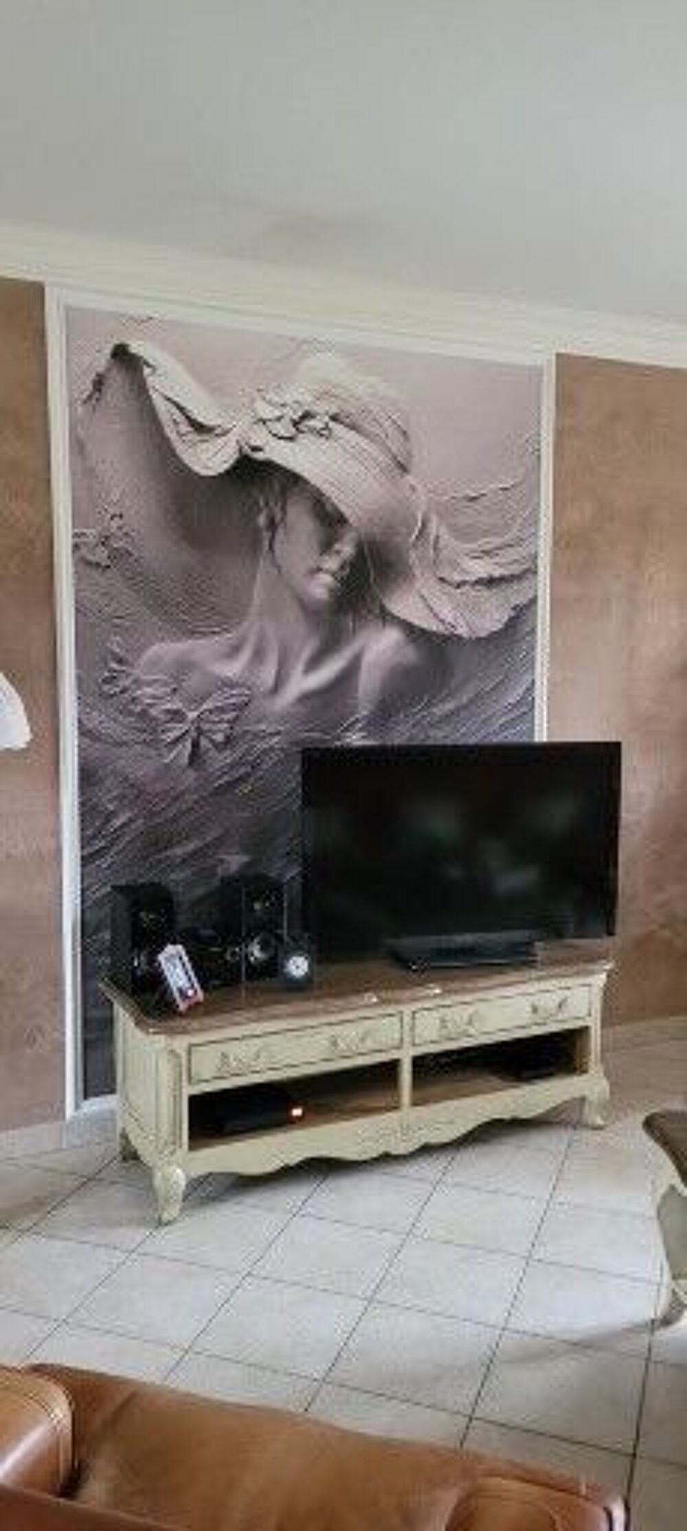 Papier peint trompe l'oeil Meubles