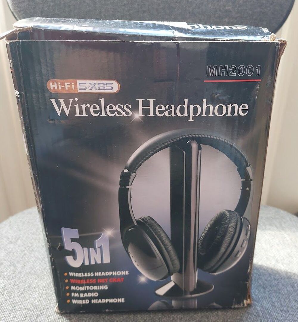 Casque sans fil Audio, TV, PC, Mp3, CD DVD Audio et hifi