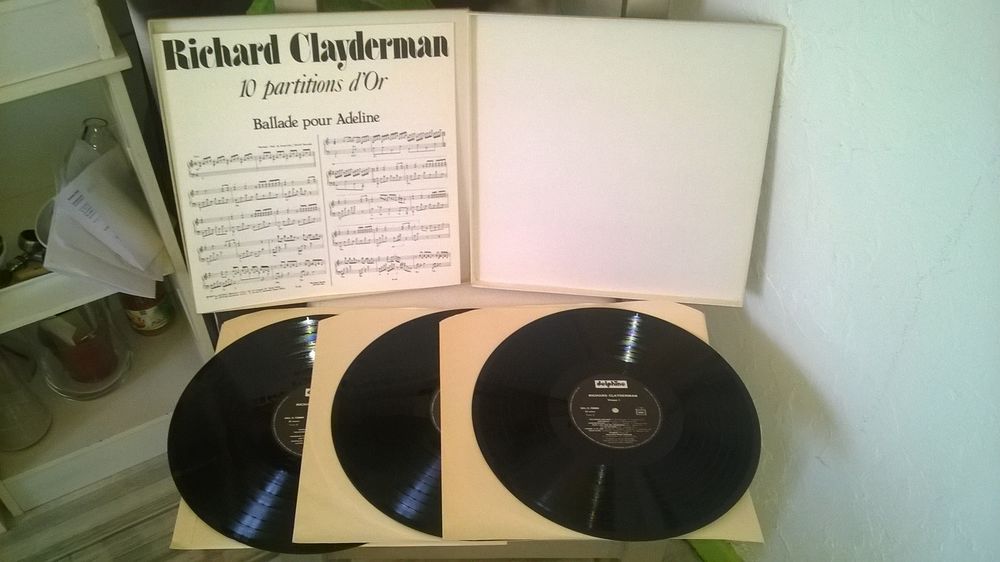 Coffret Vinyle Richard Clayderman
3 Disques D'Or - 10 Parti CD et vinyles