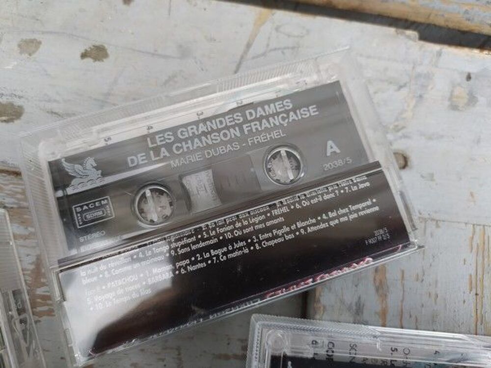 5 Cassettes Audio Les Grandes Dames de la Chanson Fran&ccedil;aise CD et vinyles