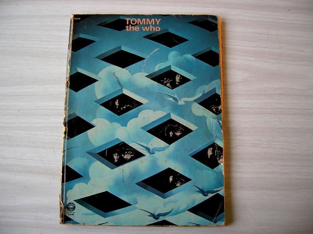 THE WHO TOMMY PARTITION MUSICALE Livres et BD
