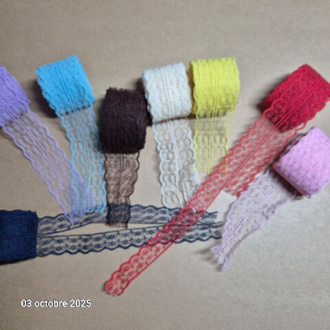 72 m�tres de dentelle pour d�corer vos objets, vos vetements 38 Saumur (49)