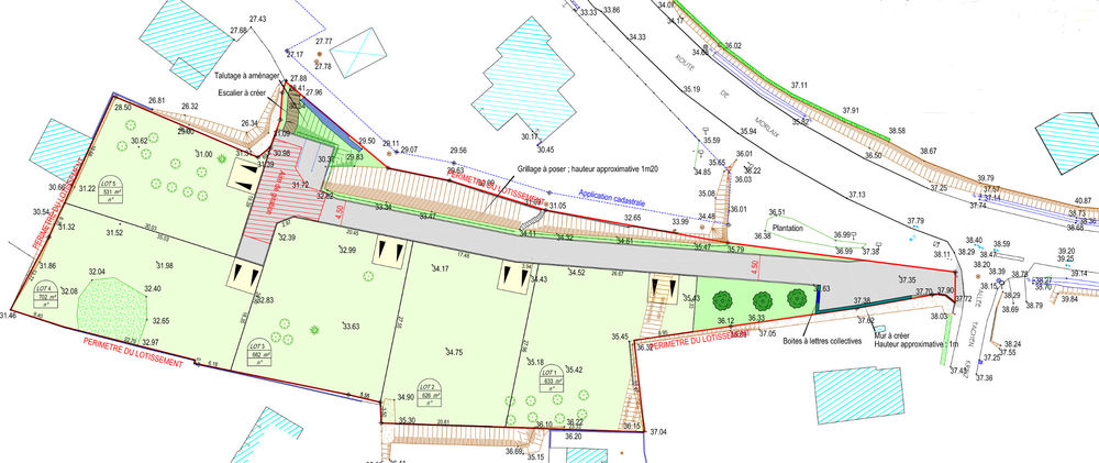 Vente Terrain LOCQUIREC - terrains  3 lots Locquirec