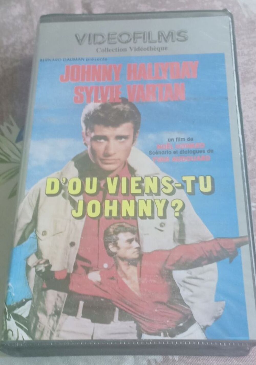 VHS Johnny Hallyday "d'o&ugrave; viens-tu Johnny" 