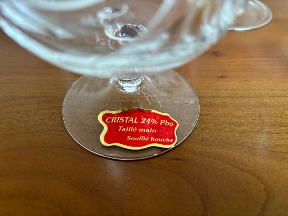 36 Verres en cristal plus carafe Cuisine