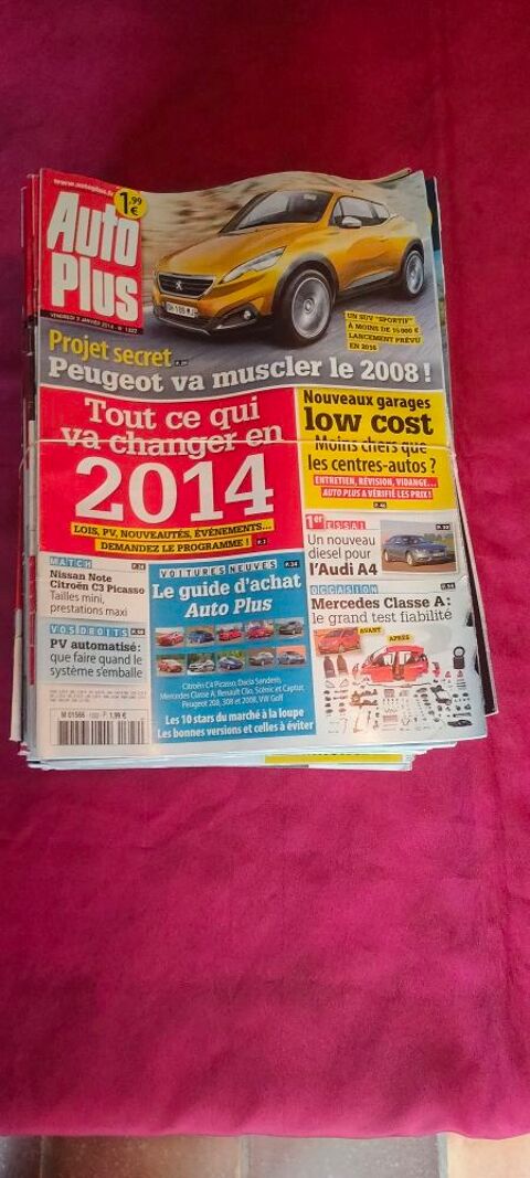 51 magazines Auto plus année 2014 26 Avermes (03)