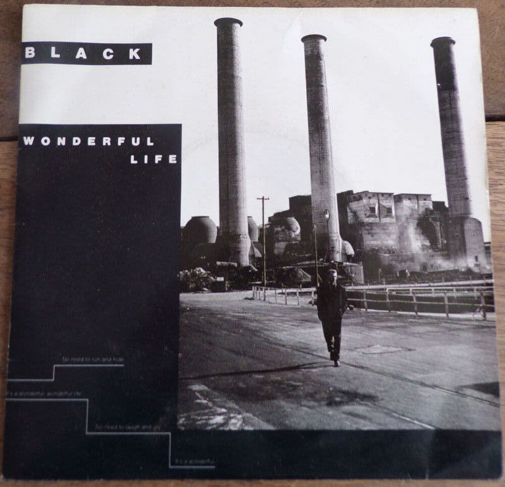 Wonderful life Black 1987 A&amp;M records 390235-7 CD et vinyles