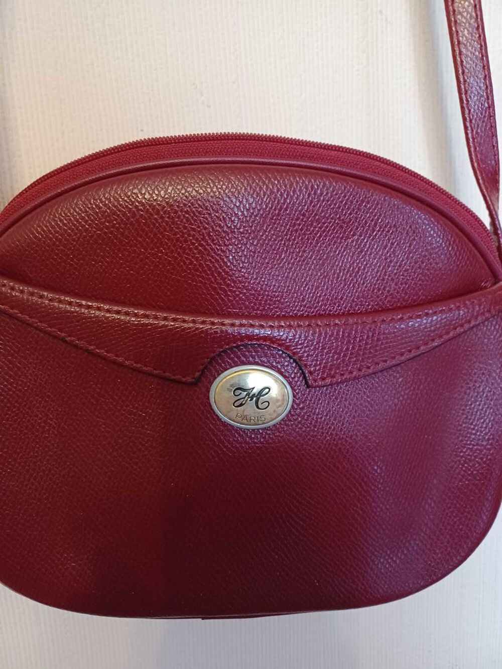 sac dame cuir bordeaux Maroquinerie