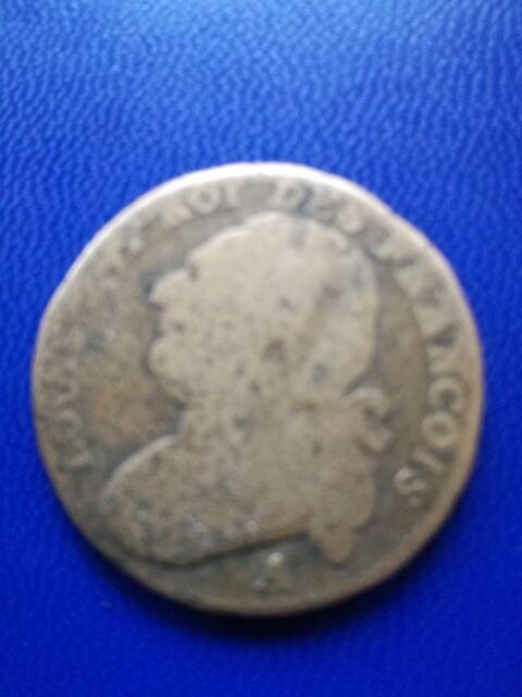 1791 A 12 deniers Louis XVI type Francois 6 Paris 2 (75)