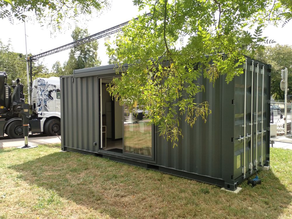 container am&eacute;nag&eacute; Jardin
