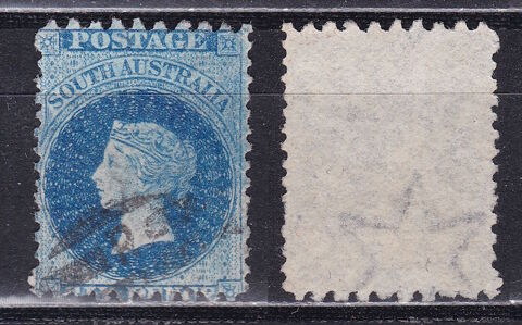 Timbres OCEANIE-Australie du Sud-1867 YT 17  4 Lyon 5 (69)