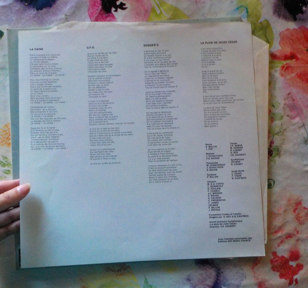 VYNIL 33T MICHEL SARDOU Album VICTORIA 1980 CD et vinyles