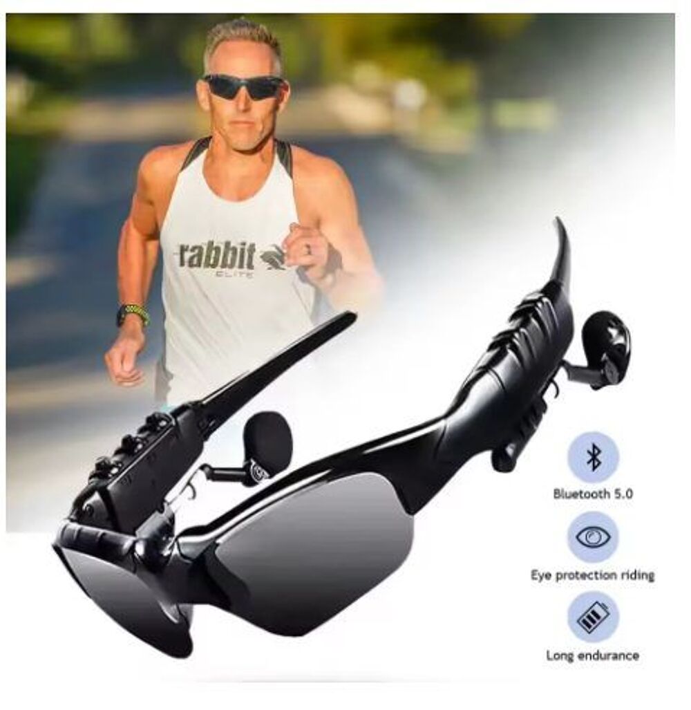 Lunettes de Soleil Connect&eacute;e (Casque/T&eacute;l&eacute;phone//Bluetooth)
Audio et hifi