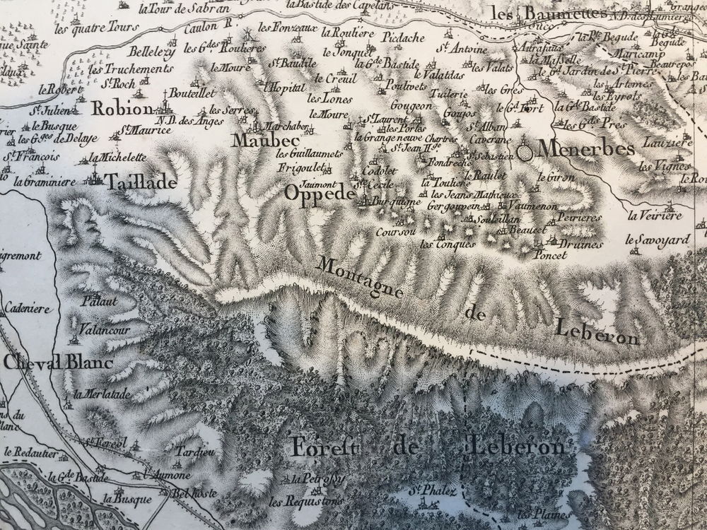 Carte CASSINI N&deg; 122 - Avignon Décoration