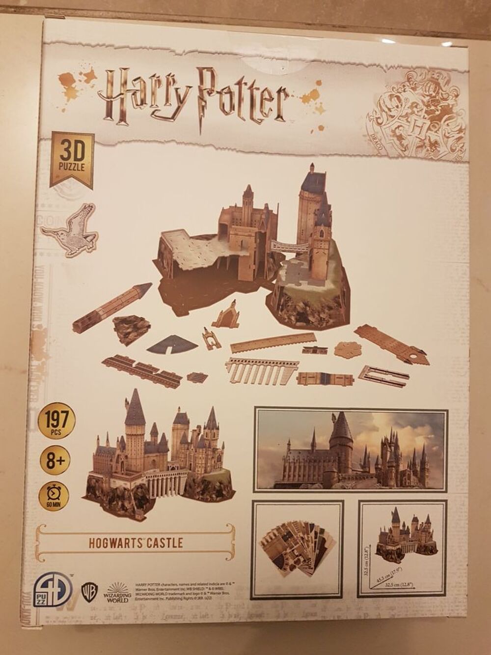 Harry Potter : Le Ch&acirc;teau de Poudlard 3D Puzzle Sous blister Jeux / jouets