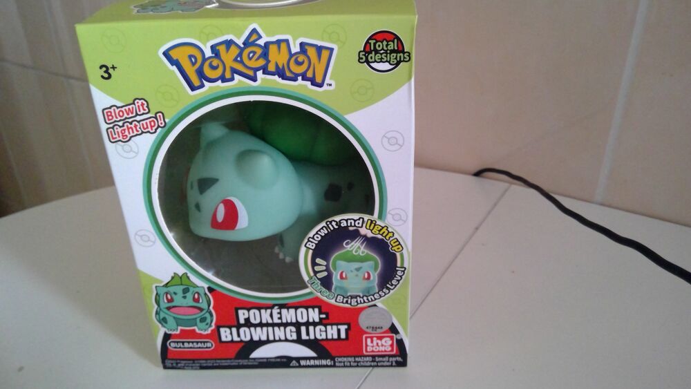 25€ Bulbizarre lumi&egrave;re soufflant (Ling Dong) Jeux / jouets