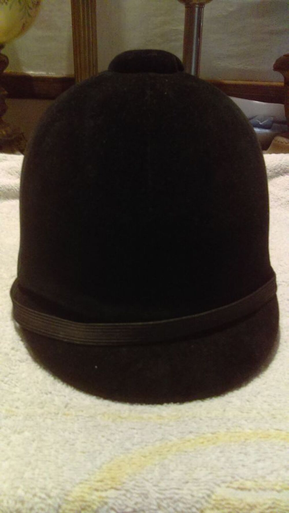 Bombe-casque d'&eacute;quitation vintage Lecourlis Sports