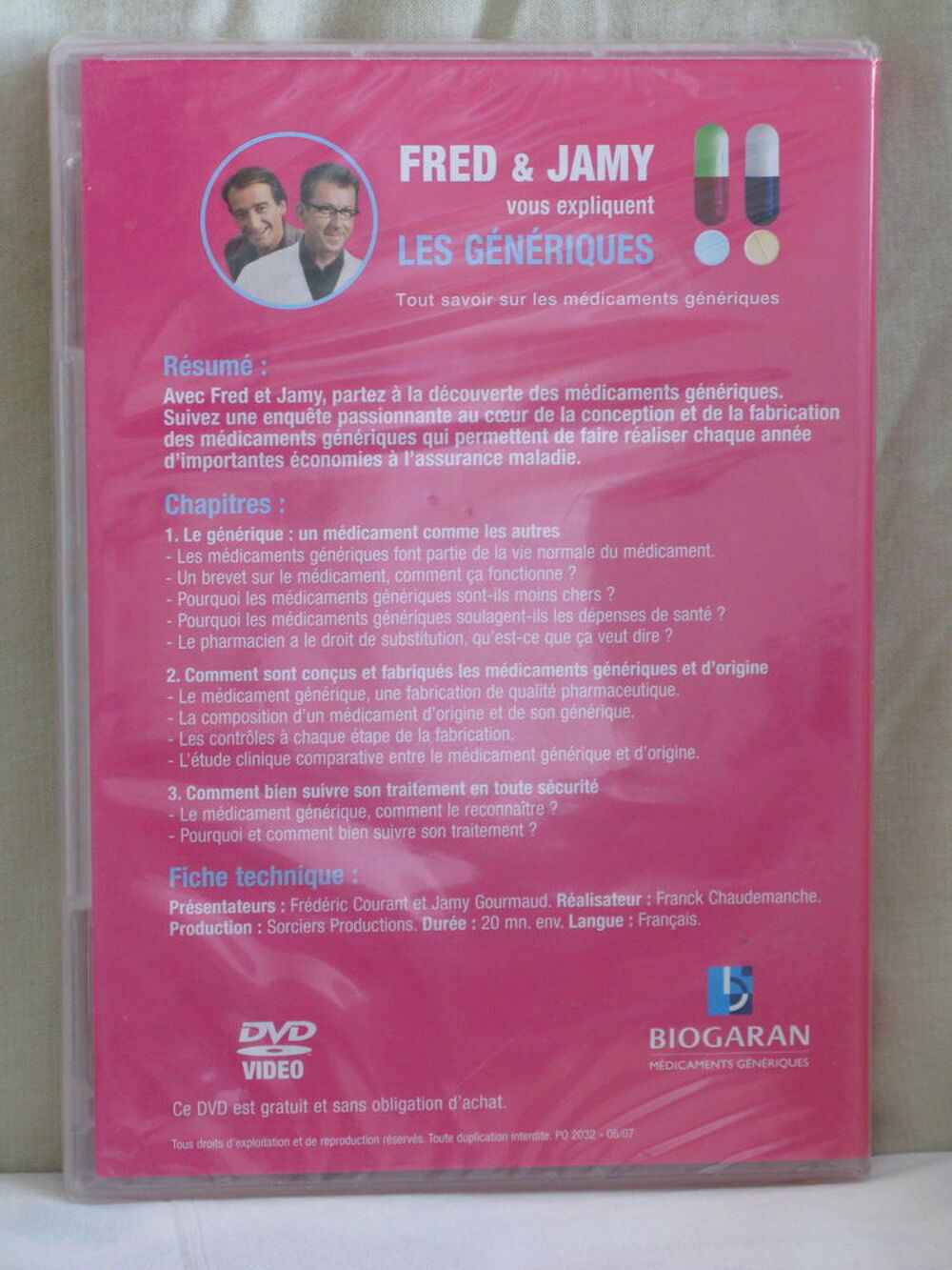 Fred et Jamy vous expliquent les G&eacute;n&eacute;riques DVD et blu-ray