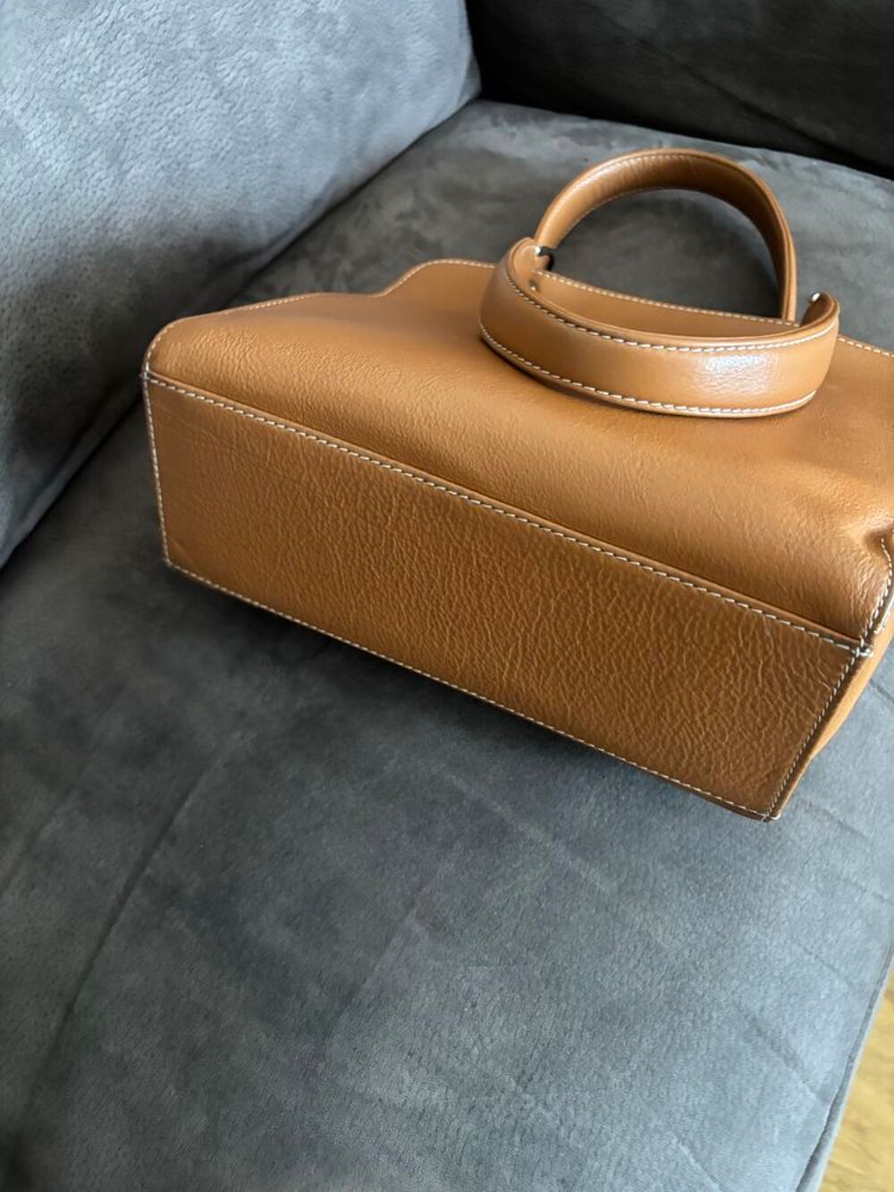 Superbe sac &agrave; main cuir authentique McDouglas chic&amp;sobre Maroquinerie