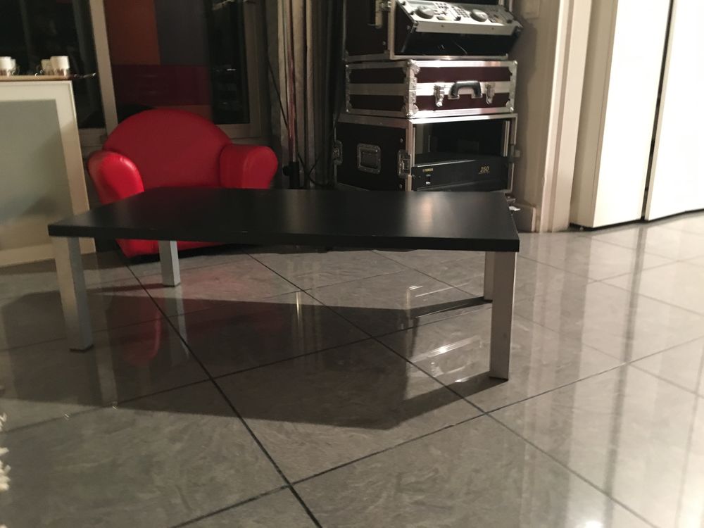 TABLE BASSE RECTANGULAIRE NOIRE Meubles