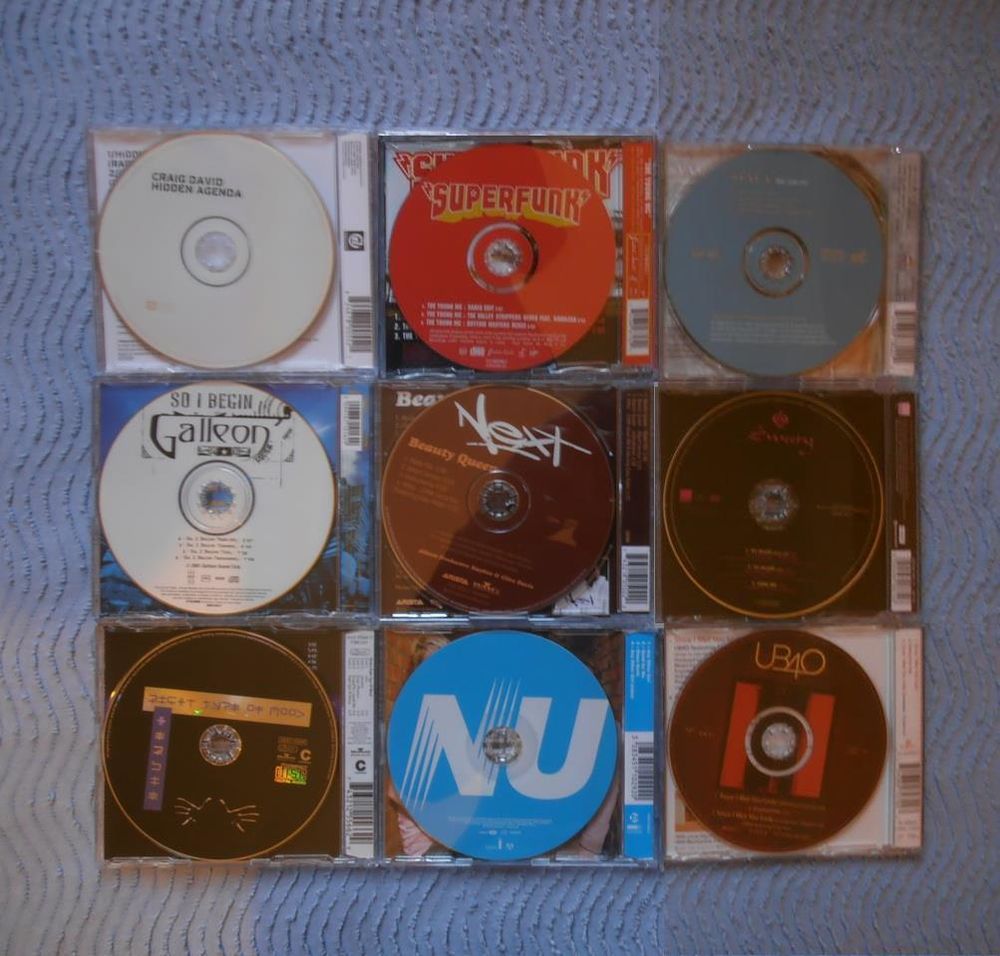 MaxiCD Craig David, Galleon, Herbie, Next,Nu, Superfunk,UB40 CD et vinyles