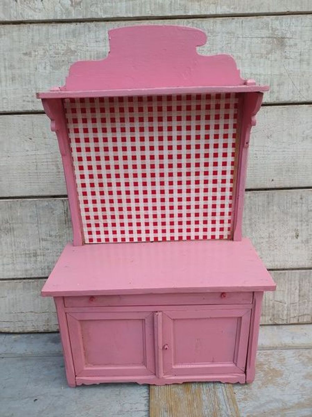 Ancien Jouet Poup&eacute;e Meuble Buffet Cuisine 