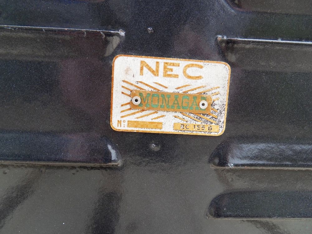 ANCIEN RADIATEUR GAZ NEC MONAGAZ VINTAGE
