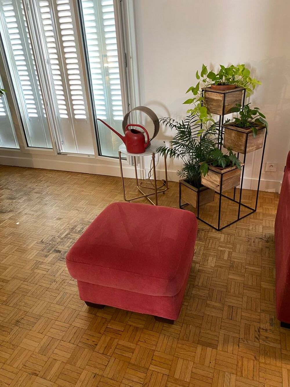 Canap&eacute; + 1 pouf roche bobois Meubles