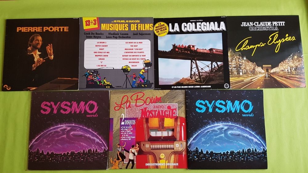 LES 33T PHOTO 4 CD et vinyles