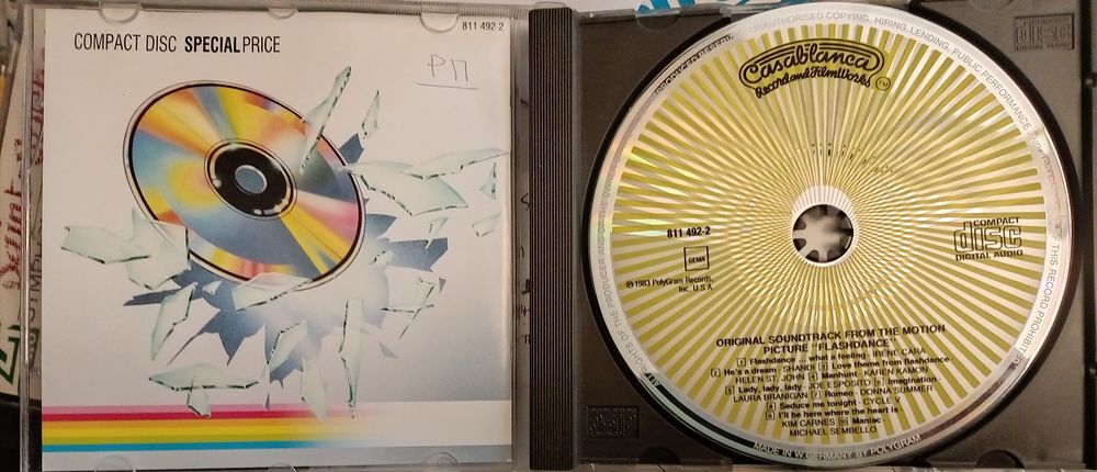 FLASDANCE / ORIGINALE SOUNDTRACK FROM THE MOTION PICTURE / . CD et vinyles