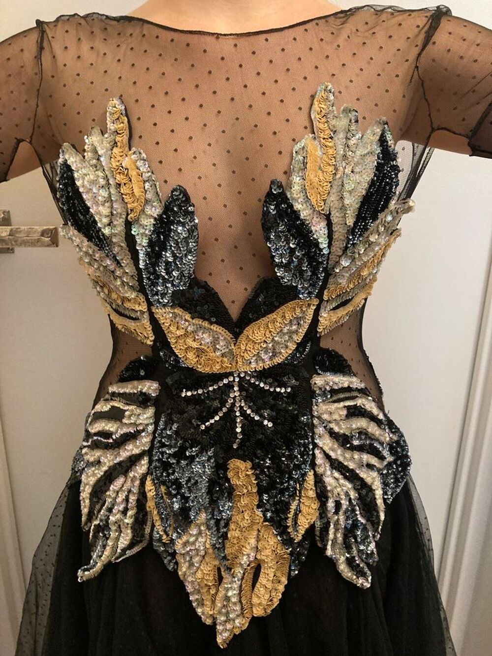 Robe du soir sequin papillon Vêtements