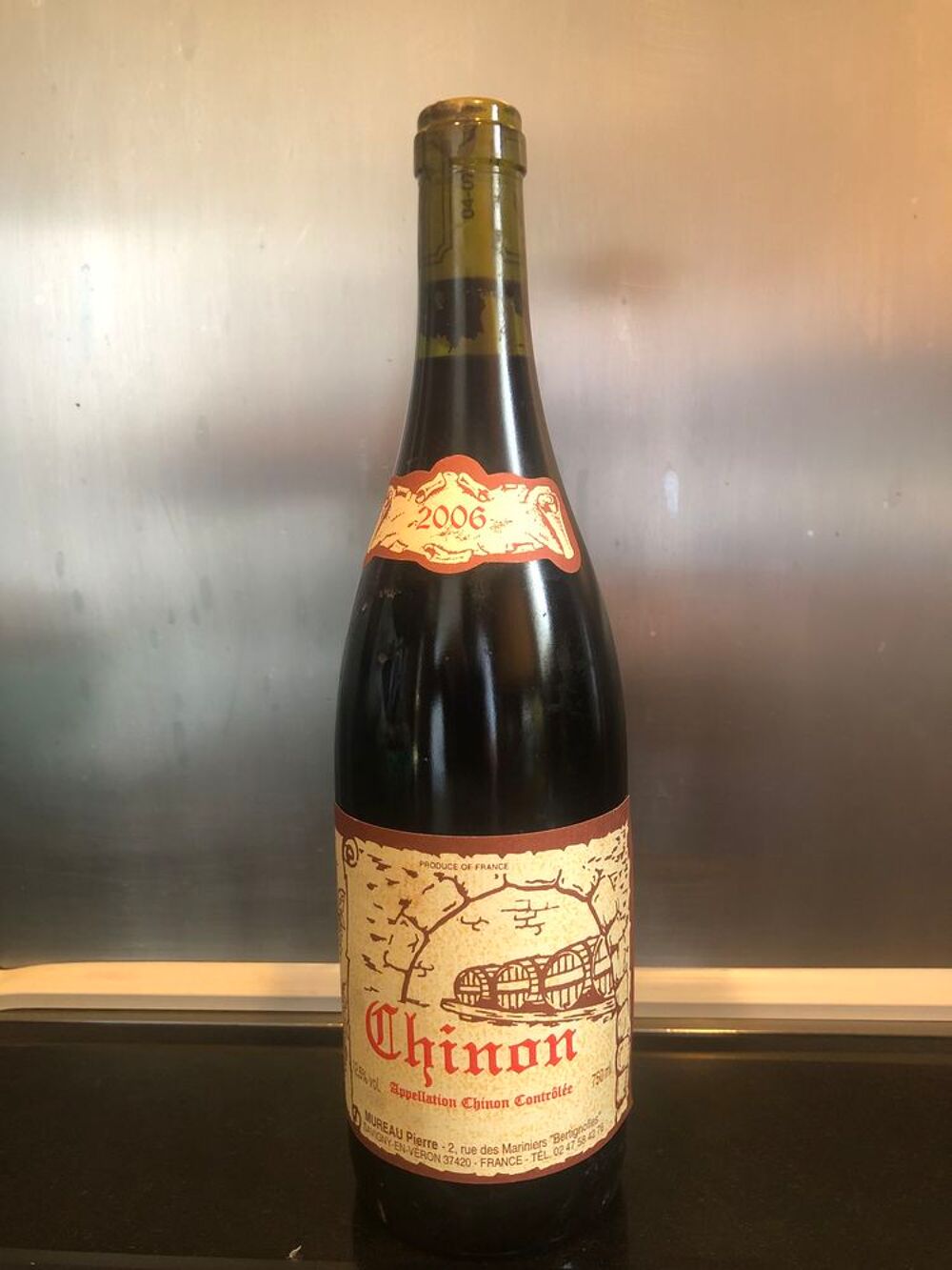 BOUTEILLE DE CHINON Cuisine